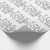 私への話コード ラッピングペーパー (角)