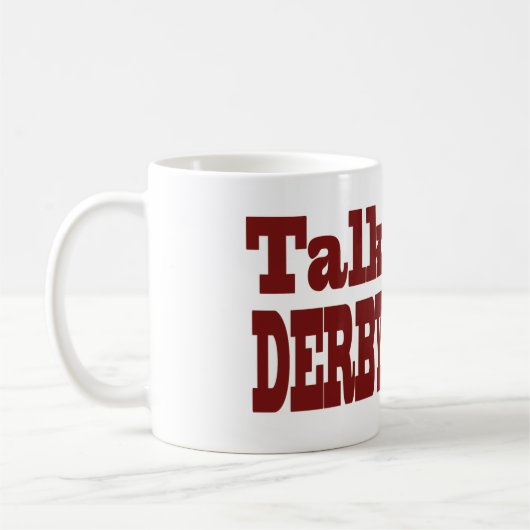 私への話ダービーギフト及びノベルティ コーヒーマグカップ (左)