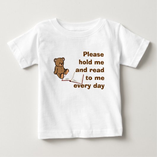 私への読書 ベビーTシャツ (正面)