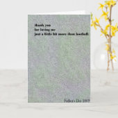 私またはフットボールか。 カード (黄色い花)