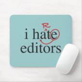 私またはiheartの編集者は憎みます マウスパッド (マウス)