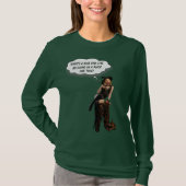 私みたいな素敵な女の子がこんな場所で何をしてるの？ Tシャツ (正面)