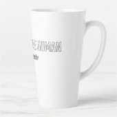 私もあなたも普通の人間 カフェラテマグ (右)