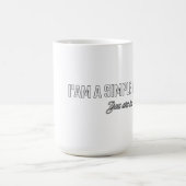 私もあなたも普通の人間 コーヒーマグカップ (中央)