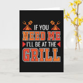 私もしがグリルに行く カード (黄色い花)