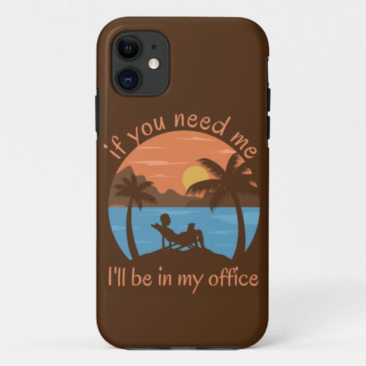 私もしが必要だ…私はオフィスに入るおもしろい Case-Mate iPhoneケース (裏面)