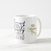 「私もしの家族に会った/分かった」 コーヒーマグカップ (正面右)