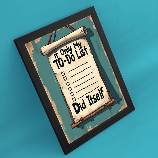 私もしのTo Doリストだけが生きおもしろい忙した ポスター