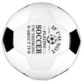 私もしはサッカー遊じゃない考えるよ サッカーボール (回転)