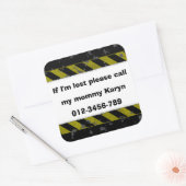 私もしはステッ失ったカー スクエアシール (封筒)