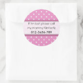 私もしはステッ失ったカー ラウンドシール (バッグ)