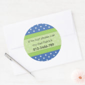 私もしはステッ失ったカー ラウンドシール (封筒)