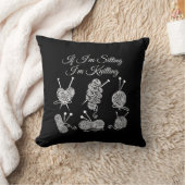 私もしはニットの編み物である クッション (ブランケット)