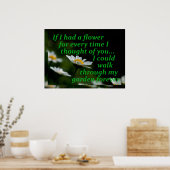 私もしは君の度に花を考え持った ポスター (キッチン)