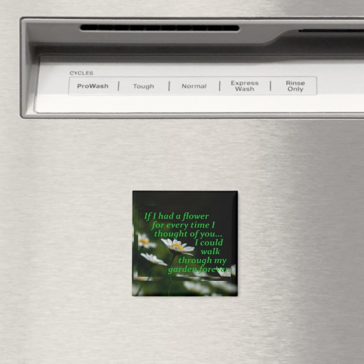 私もしは君の度に花を考え持った マグネット (インサイチュ (食洗機))