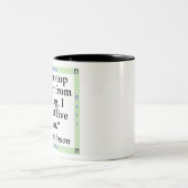 私もしは壊ストップれて一つのハート – ディキンソン。 ツートーンマグカップ (中央)