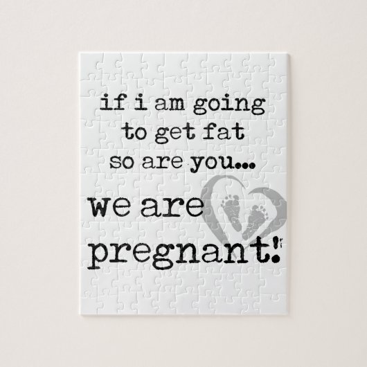 私もしは太るから妊娠してるのよ ジグソーパズル (縦)