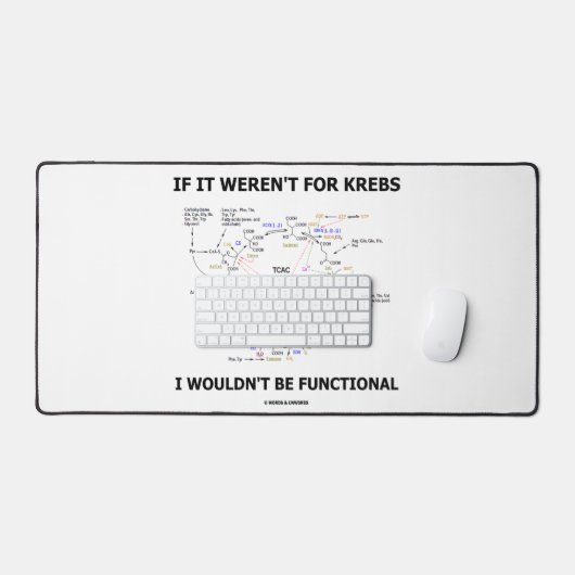 私もしは機能しないだろうクレブスのためではなかった デスクマット (キーボード&マウス)