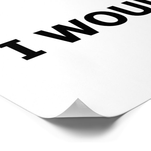 私もしは機能しないだろうクレブスのためではなかった ポスター (角)