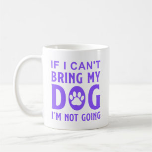 私もしは犬を連れて行けない コーヒーマグカップ