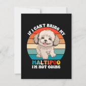 私もしは私のマルティポ犬を持って来ることができない、私は行く シーズンカード (正面)