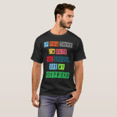 私もしは考え彼氏に会った方が可愛い Tシャツ (正面フル)