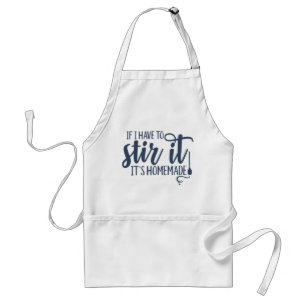 私もしは自家製の調理師を攪拌する必要があるおもしろい スタンダードエプロン