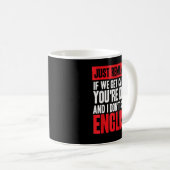 私もしは英語を話さないであなたはろう話だ コーヒーマグカップ (正面右)