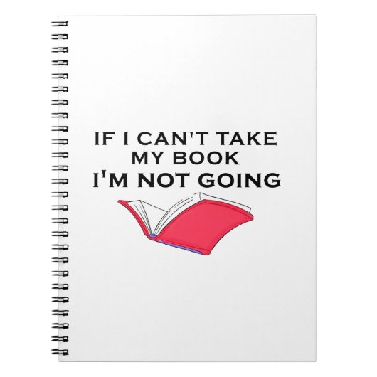 私もしは行かない本を持ち歩けない ノートブック (正面)