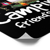 私もしは飲キャンプ友達のせいだおもしろい ポスター (角)