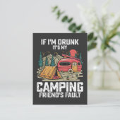 私もしは飲キャンプ友達のせいだ インビテーションポストカード (スタンド正面)