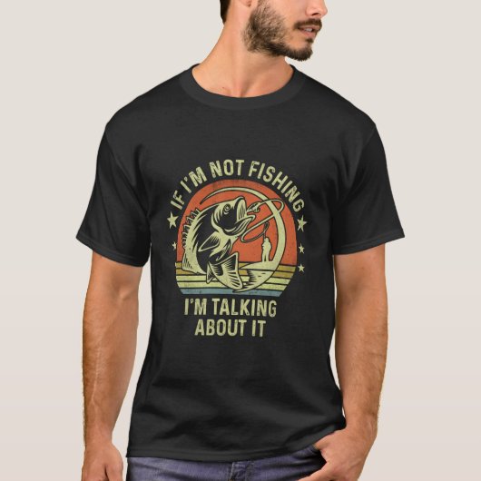 私もしは魚釣りではない魚釣り Tシャツ (正面)