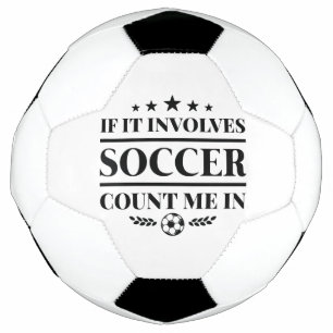 私もしをサッカーに巻き込む サッカーボール