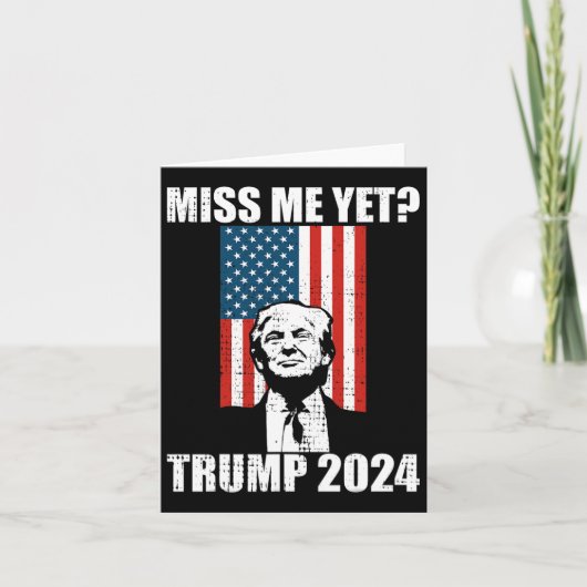 私もまだ面白いトランプ2024 カード (正面)