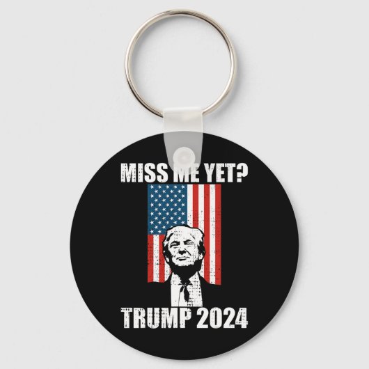 私もまだ面白いトランプ2024 キーホルダー (正面)