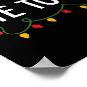 私もクリスマスの服装に合わせない ポスター (角)