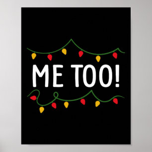 私もクリスマスの服装に合わせない ポスター