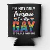 私もゲイだ素晴らしからダブルWeasom 缶クーラー (正面)