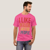 私もコイン収集が好きかも 3人いるかも Tシャツ (正面フル)