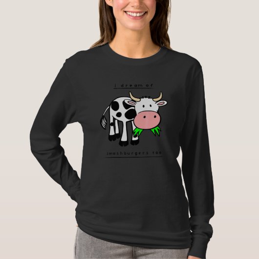 私もスマッシュバーガーを夢見る Tシャツ (正面)