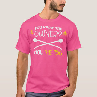 私もバーテンダーカッコいいの所有者を知っおもしろいている Tシャツ
