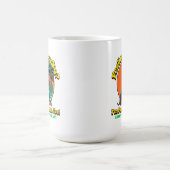 私もポーサムだ！ハッピーセントパトリックの日犬 コーヒーマグカップ (中央)