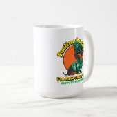 私もポーサムだ！ハッピーセントパトリックの日犬 コーヒーマグカップ (正面右)