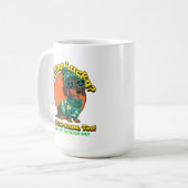 私もポーサムだ！ハッピーセントパトリックの日犬 コーヒーマグカップ (正面左)