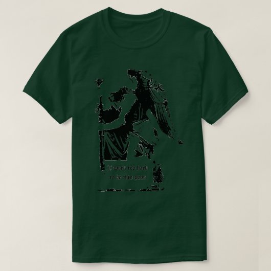 私も働く懸命 Tシャツ (デザイン正面)