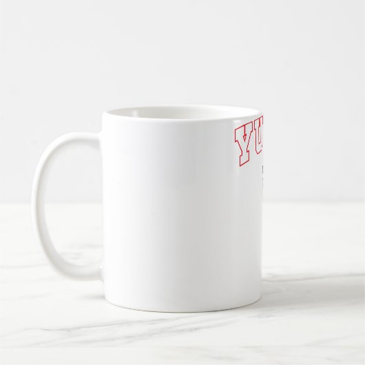 私も君に乗っもしていたら大声だ コーヒーマグカップ (左)