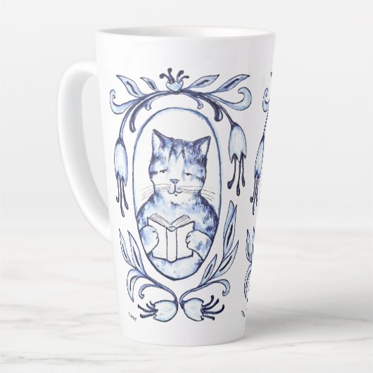 私も枠に入れられた カフェラテマグ (左アングル)