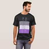 私も無性愛者だからこの程度では満足できない Tシャツ (正面フル)