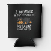 私も疑問に思自分のロットワイラーを夢見る 缶クーラー (正面)