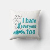 私も皆が嫌いだ クッション (裏面)